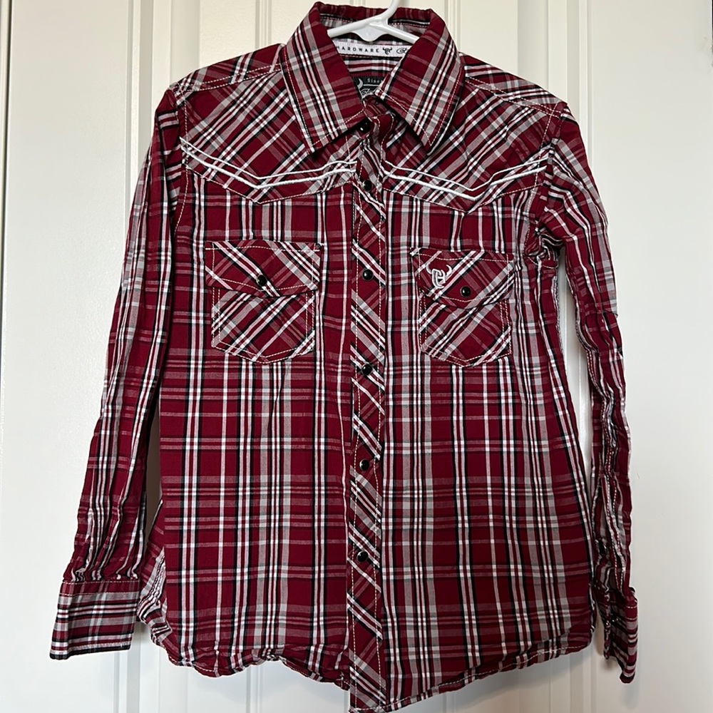 Boys snap down western shirt